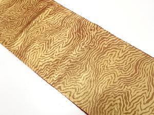 アンティーク　霞模様織り出し袋帯（着用可）